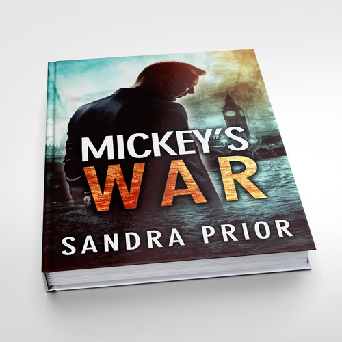 Book cover for crime/thriller book set in the East End of London