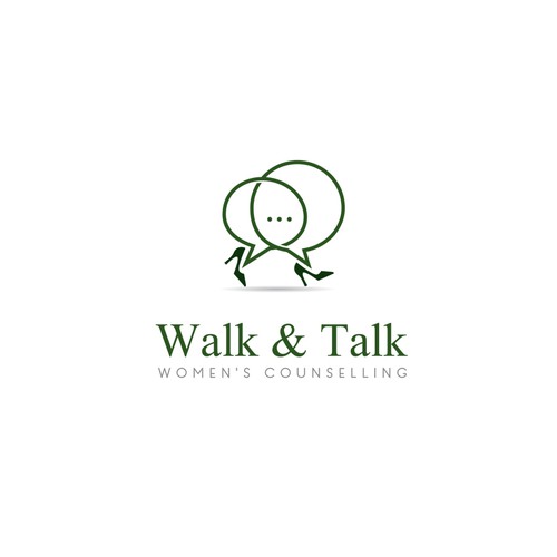 Create a classy feminine logo for walk&talk counselling