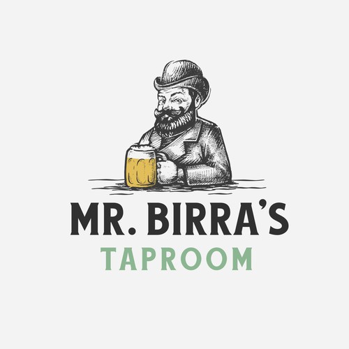 Strong logo concept for Mr. Birra's taproom