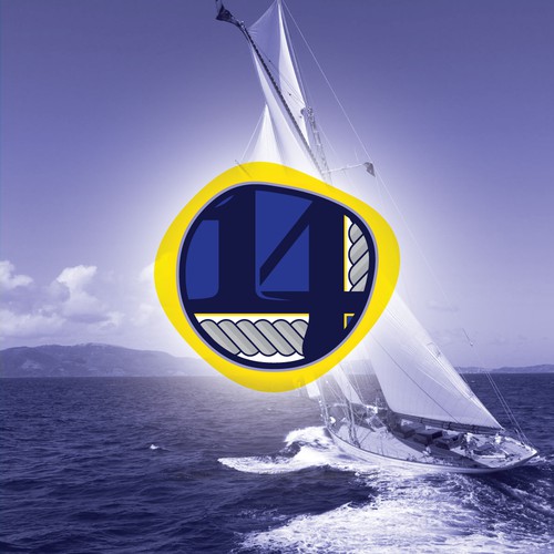 Bold logo concept for a private yacht.