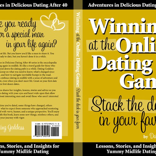 book cover/back for dating book series