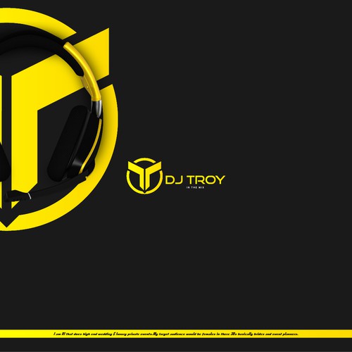 BOLD LOGO FOR DJ TROY