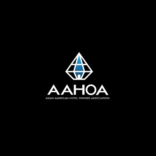 logo for "Asian American Hotel Owners Association" or "AAHOA"