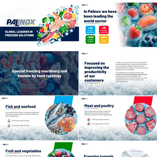 PowerPoint ppt for a Freezing company