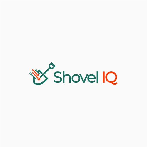 Minimalist logo for shovel IQ