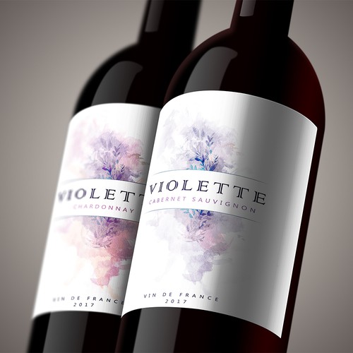 Violette Wine Label