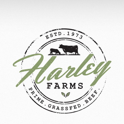 Logo Design for Organic Beef Breeder
