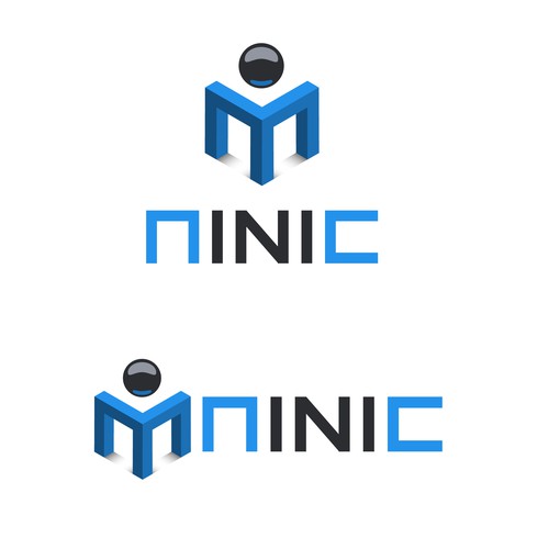 Logo concept letter M