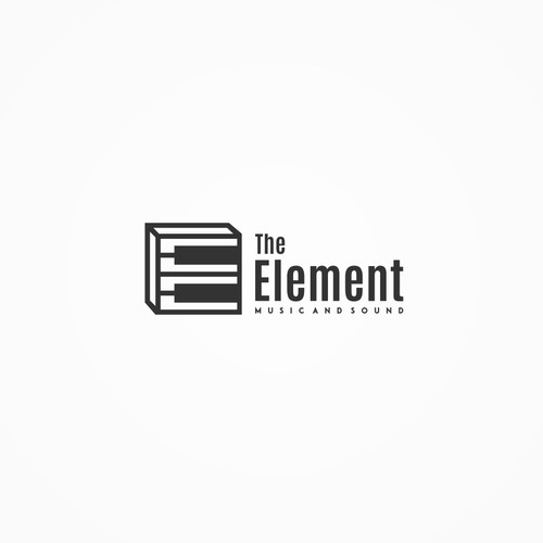 Creative logo concept for The Element Music and Sound