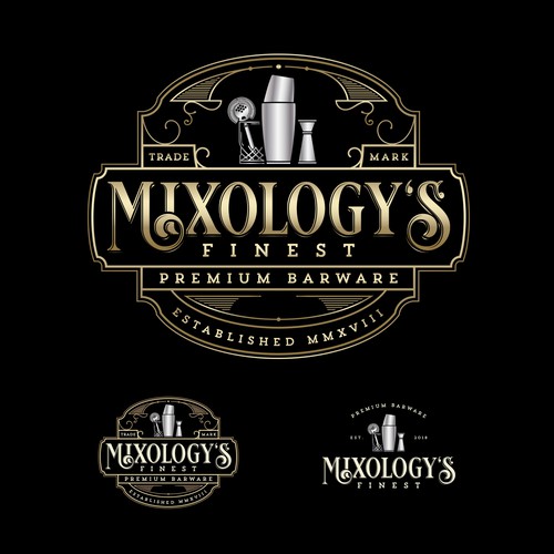 Elegant Logo for Mixology's Finest