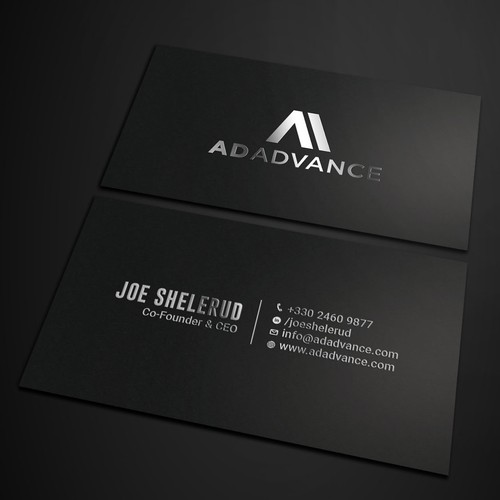 Business card design.