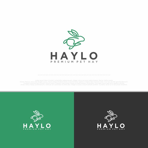 Monoline logo concept for Haylo pet shop