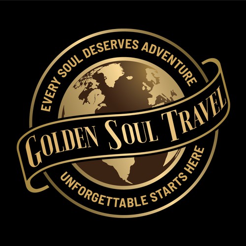 Golden Soul Travel Logo Design
