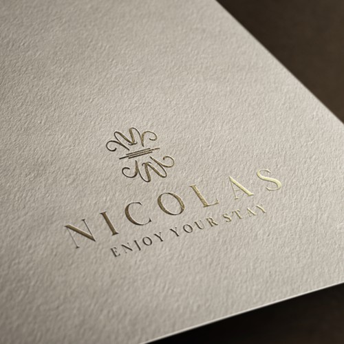 Luxury logo initials