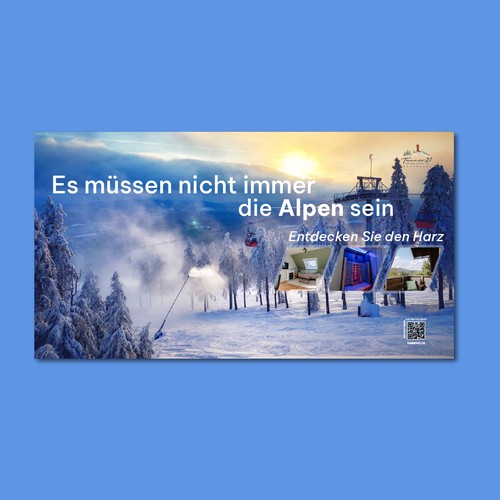 Advertising banner for a cinema