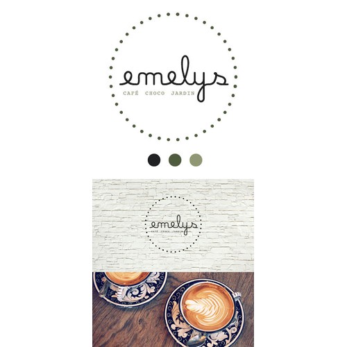 Logo concept for swiss coffee shop