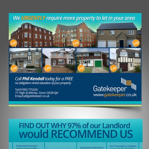 Create the next postcard or flyer for Gatekeeper