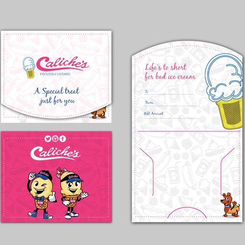 Nice gift card for caliches