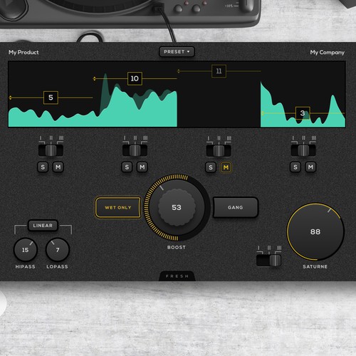 Audio plugin UI