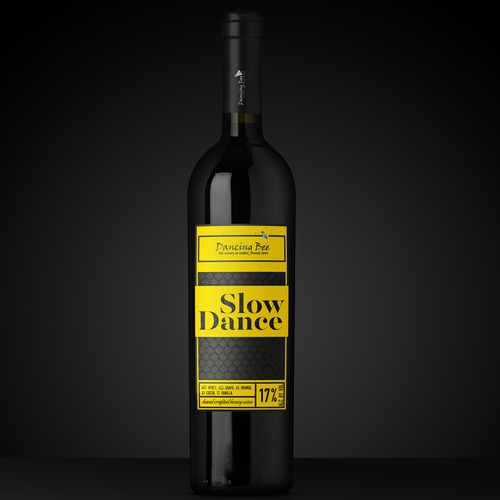 Wine label design