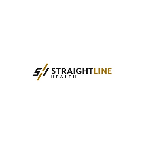 StraightLine Health Logo Concept