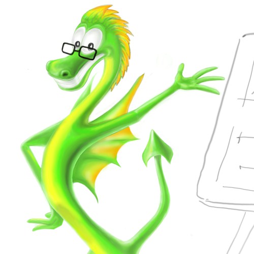 Dragon for a company selling project management software 