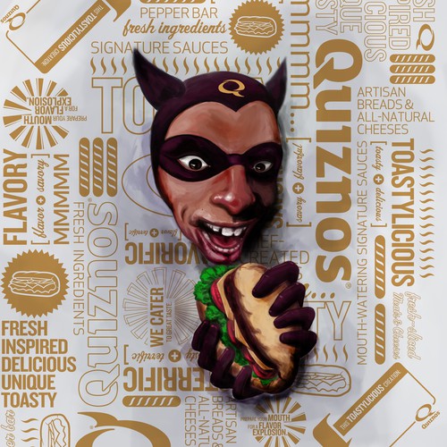 Create a Superhero for Quiznos- Awarding 15 Winning Designs
