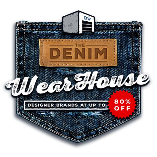 Bold Fashion Logo for denim jeans business