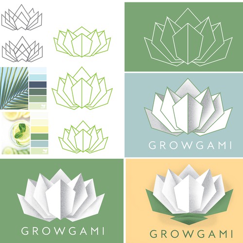 Growgami Concept Logo