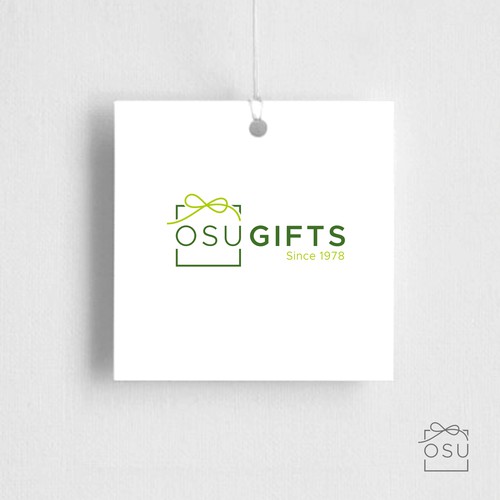 Modern logo for OSU Gifts