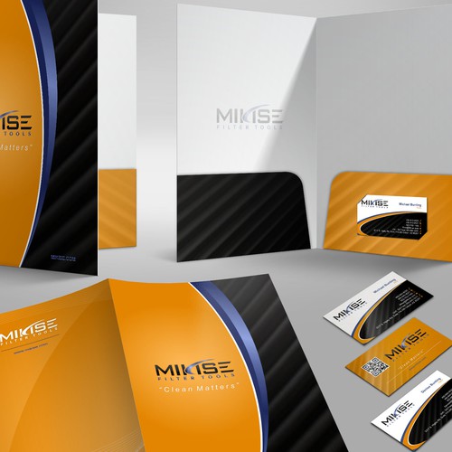 Modern Business card and folder design