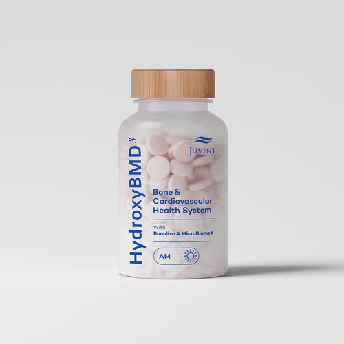 HydroxyBMD packaging design