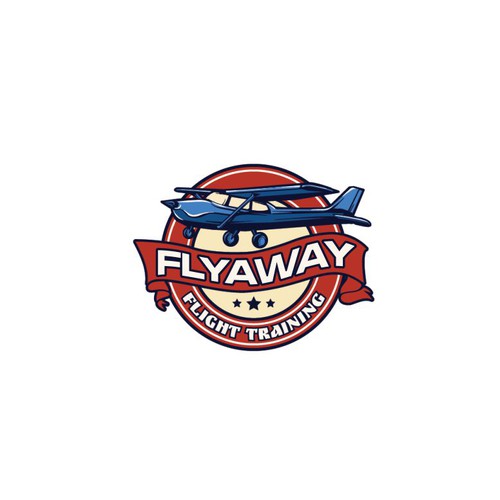 Happy Cessna Flight Training logo design