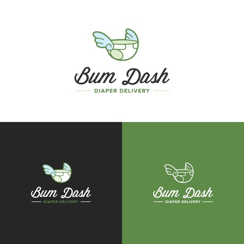Logo design for diaper delivery service
