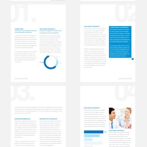 White paper graphic template