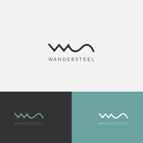 Modern, clean, and elegant logo for Wandersteel