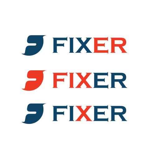 Create a fun, modern and capturing logo for Fixer!