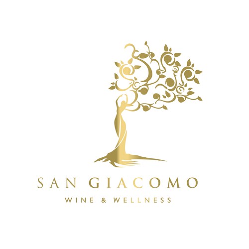 San Giacomo Wine & Wellness Logo Design