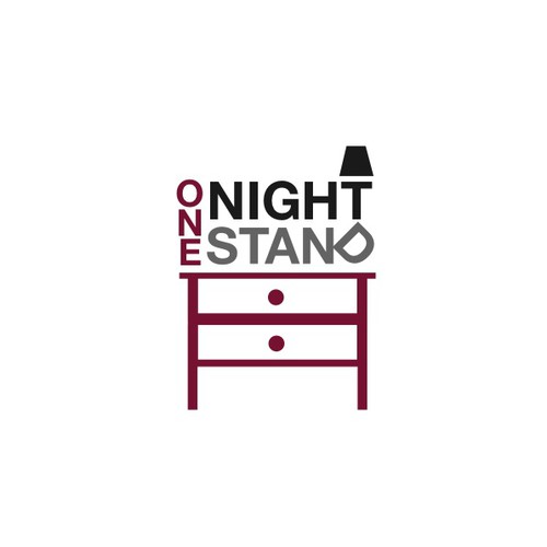 Logo for wine brand ' One Night Stand "