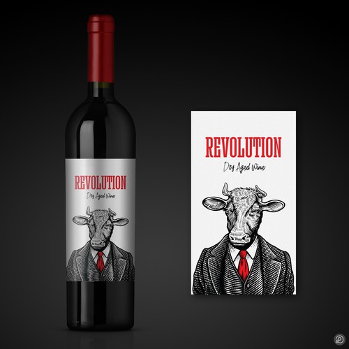 Wine label design