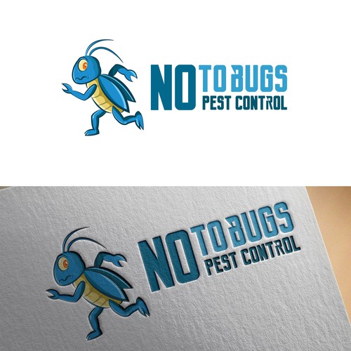 NO to bugs logo