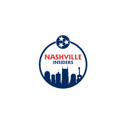 Nashville Visitors merchandise logo concept