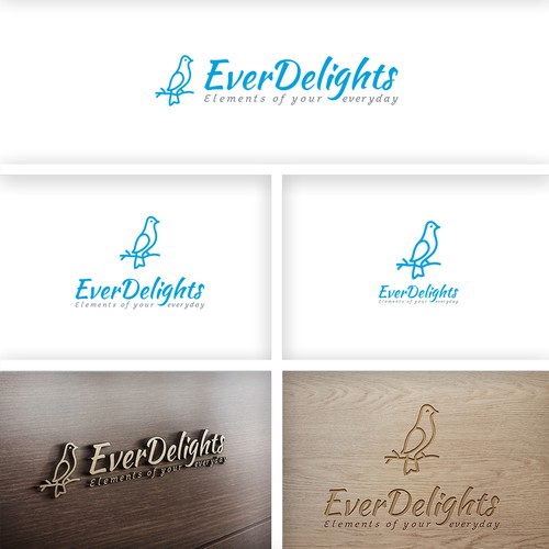 Logo for wooden kitchen tools and supplies