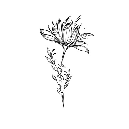 Lotus flower tatto 
