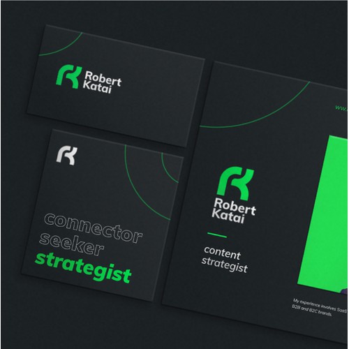 Robert Katai - visual identity