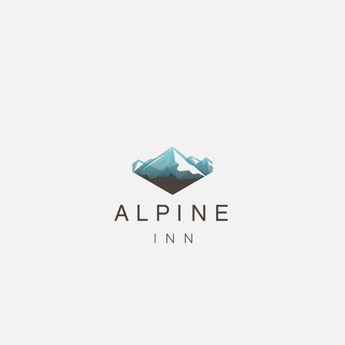 unique logo design for Alpine Inn