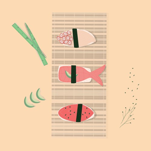 Sushi illustration