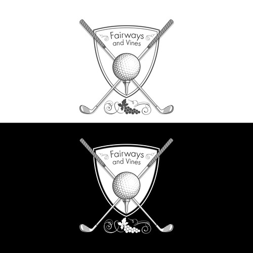 Logo for "Fairways and Vines" Version 2