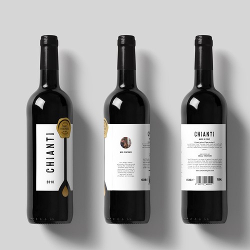 Wine label design