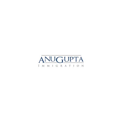 Create the next logo for  Anu Gupta, Immigration Desk   or   Anu Gupta, Business Immigration (same as the samples I am uploading